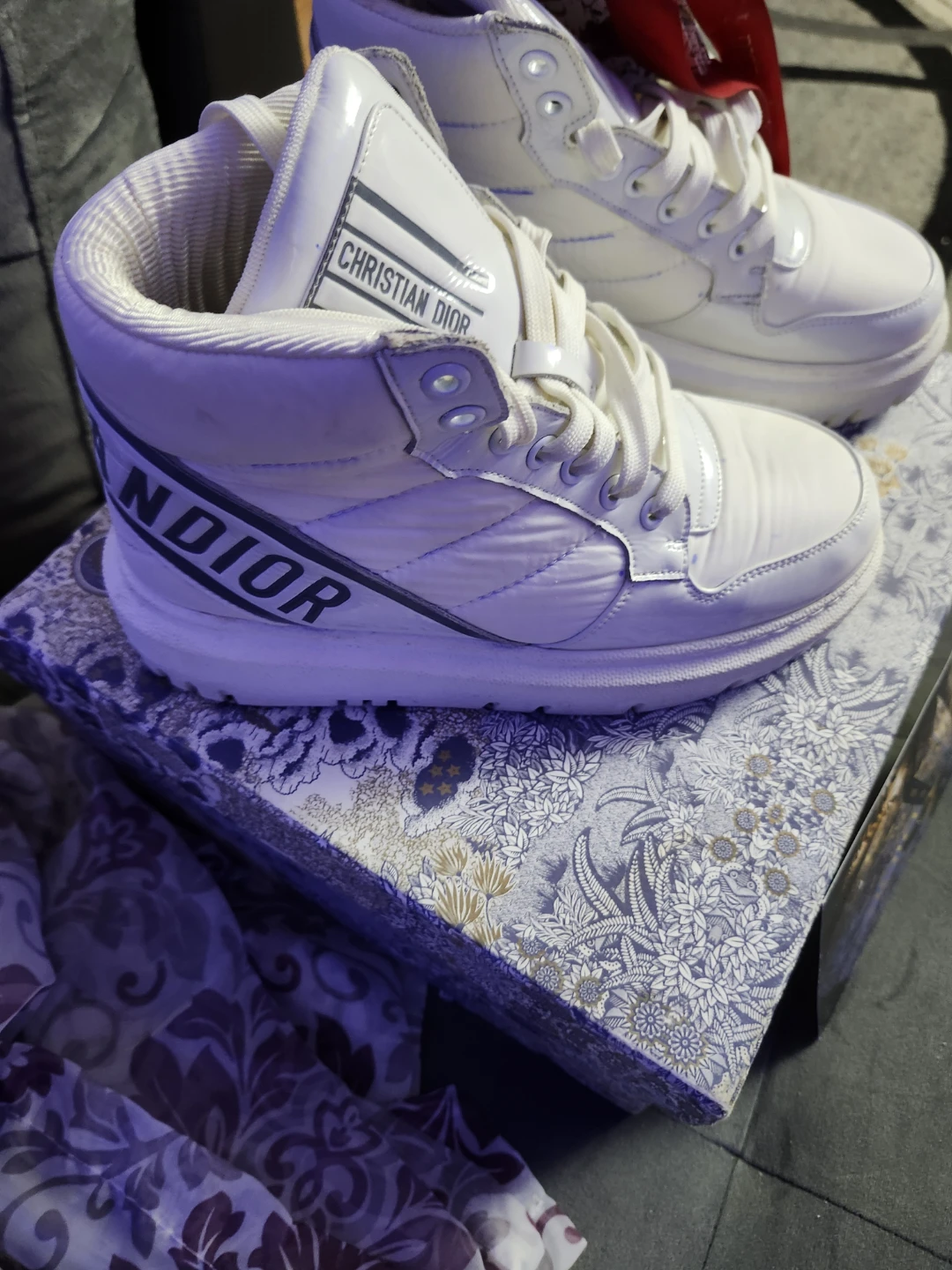 Christian Dior B23 High-Top Sneakers White - photo 2
