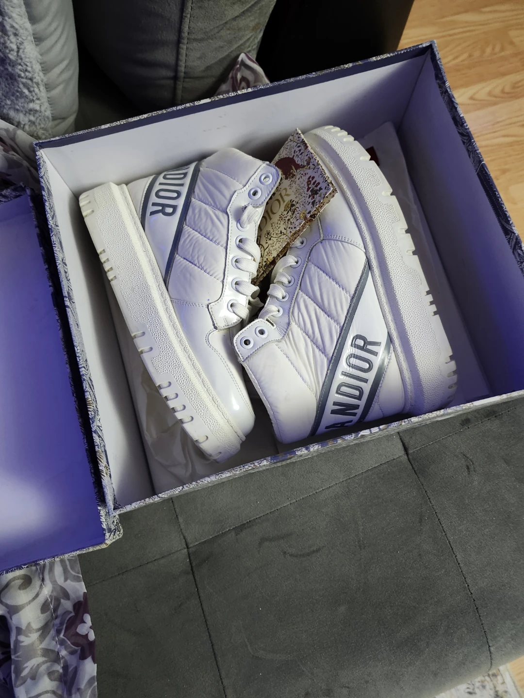 Christian Dior B23 High-Top Sneakers White - photo 4
