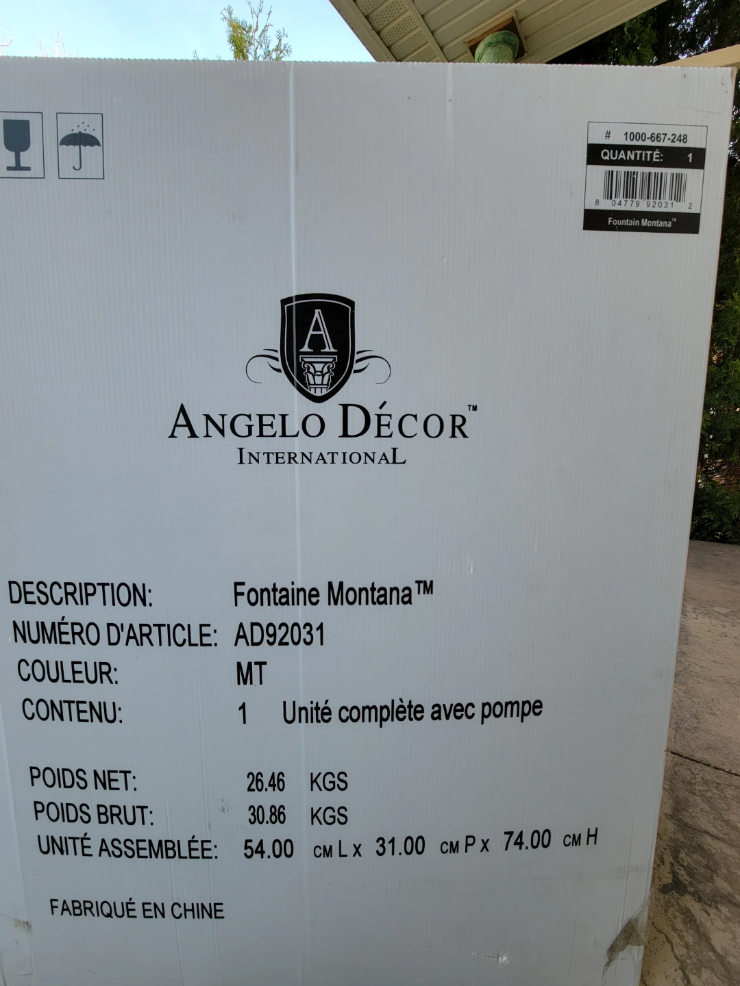 Angelo Décor Montana Outdoor Fountain - photo 5