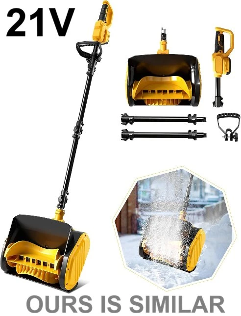 21V Battery Powered Cordless Snow Blower Shovel ❄️⛄️🌨️
