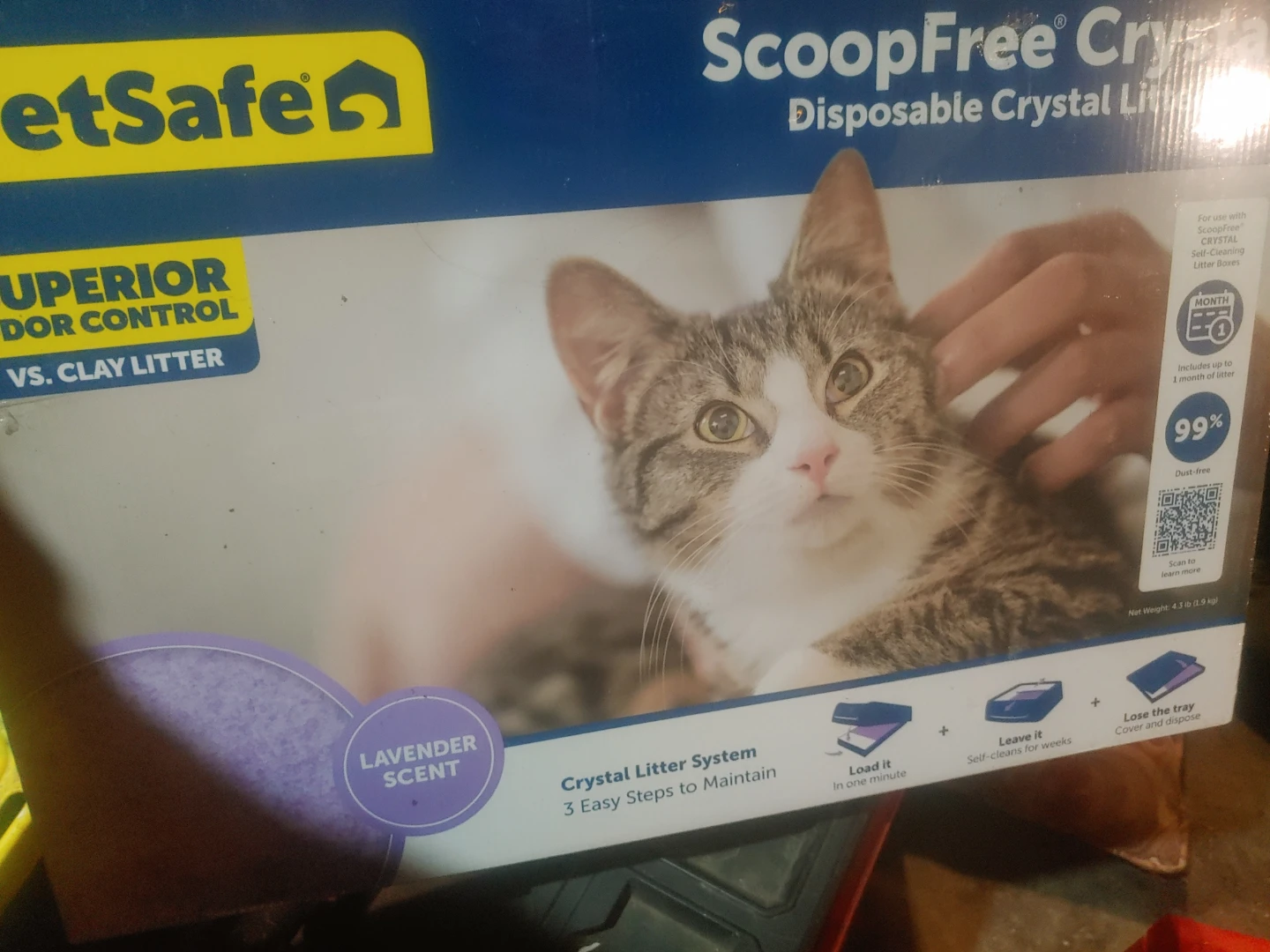 PetSafe ScoopFree Crystal Disposable Litter Tray Lavender Scent