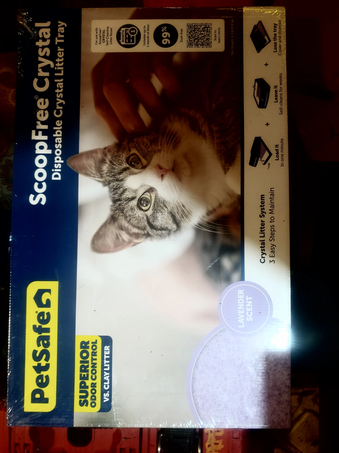 PetSafe ScoopFree Crystal Disposable Litter Tray Lavender Scent - photo 2