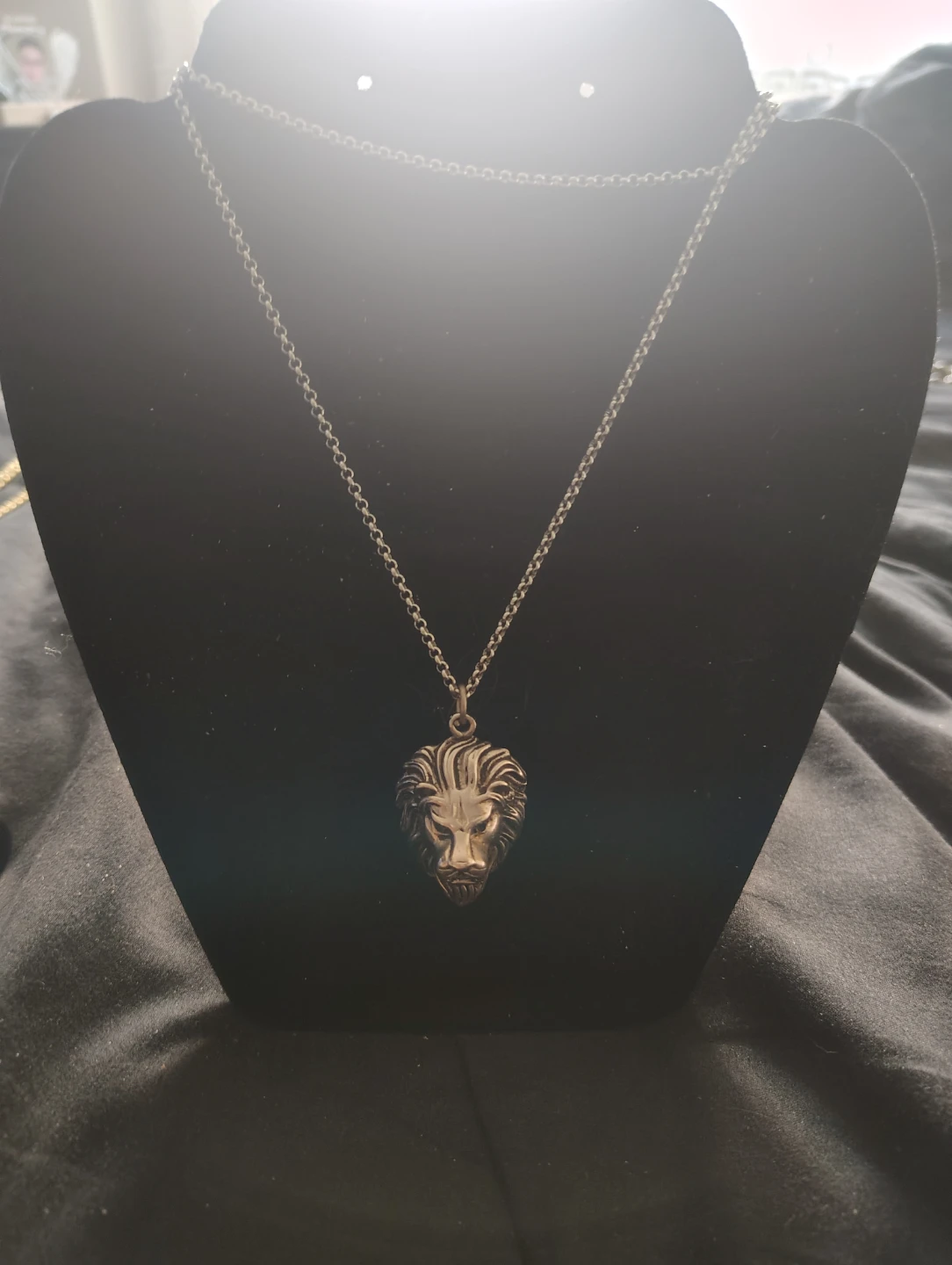 Lion Head Pendant Necklace