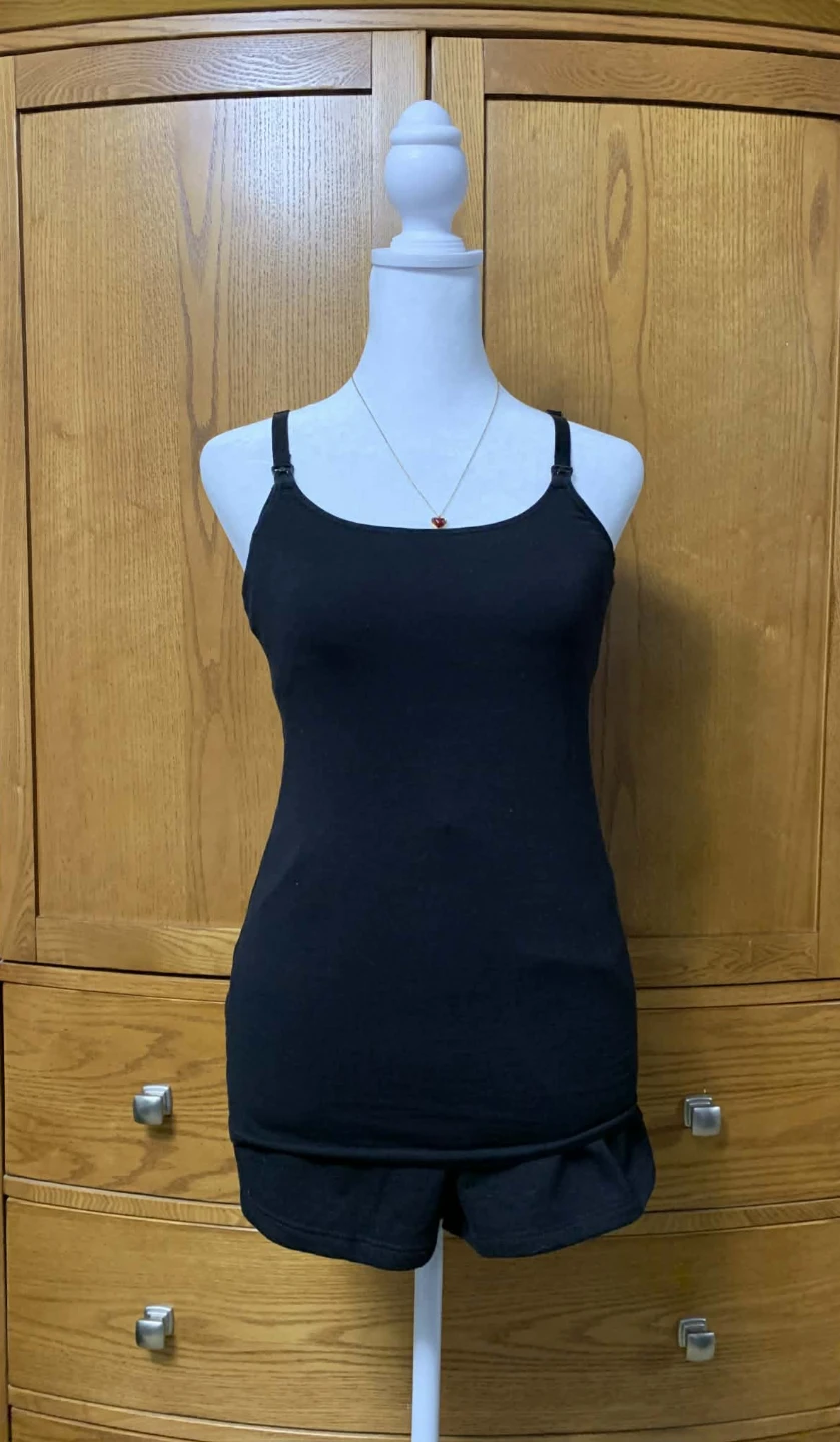 H&M Mama Black Nursing Tank Top