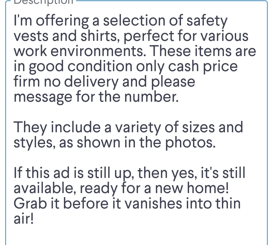 Men's  Safety Vest & Safety Shirts - photo 2