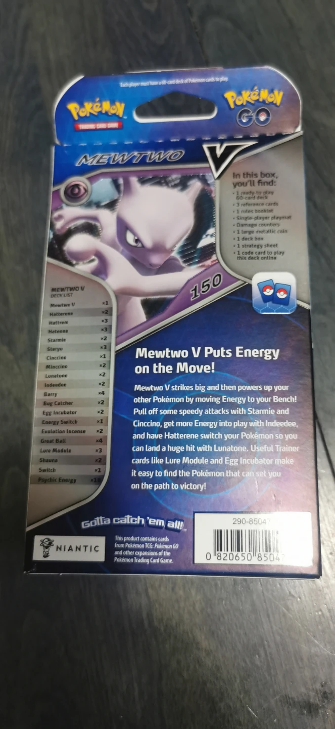 Pokemon GO Mewtwo V Battle Deck - photo 4