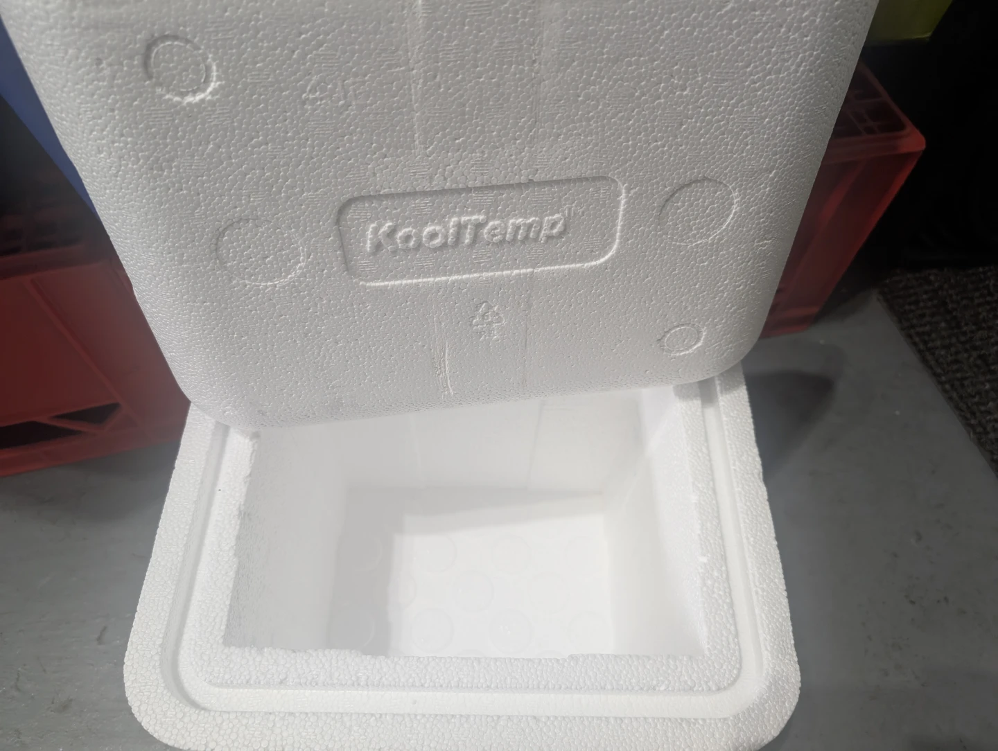 EUC - KoolTemp Styrofoam Cooler with Reusable Ice Packs - photo 2