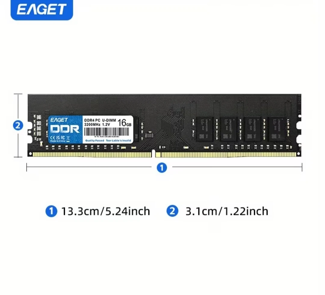 16GB ⚽ 3200MHz DDR Computer RAM Module