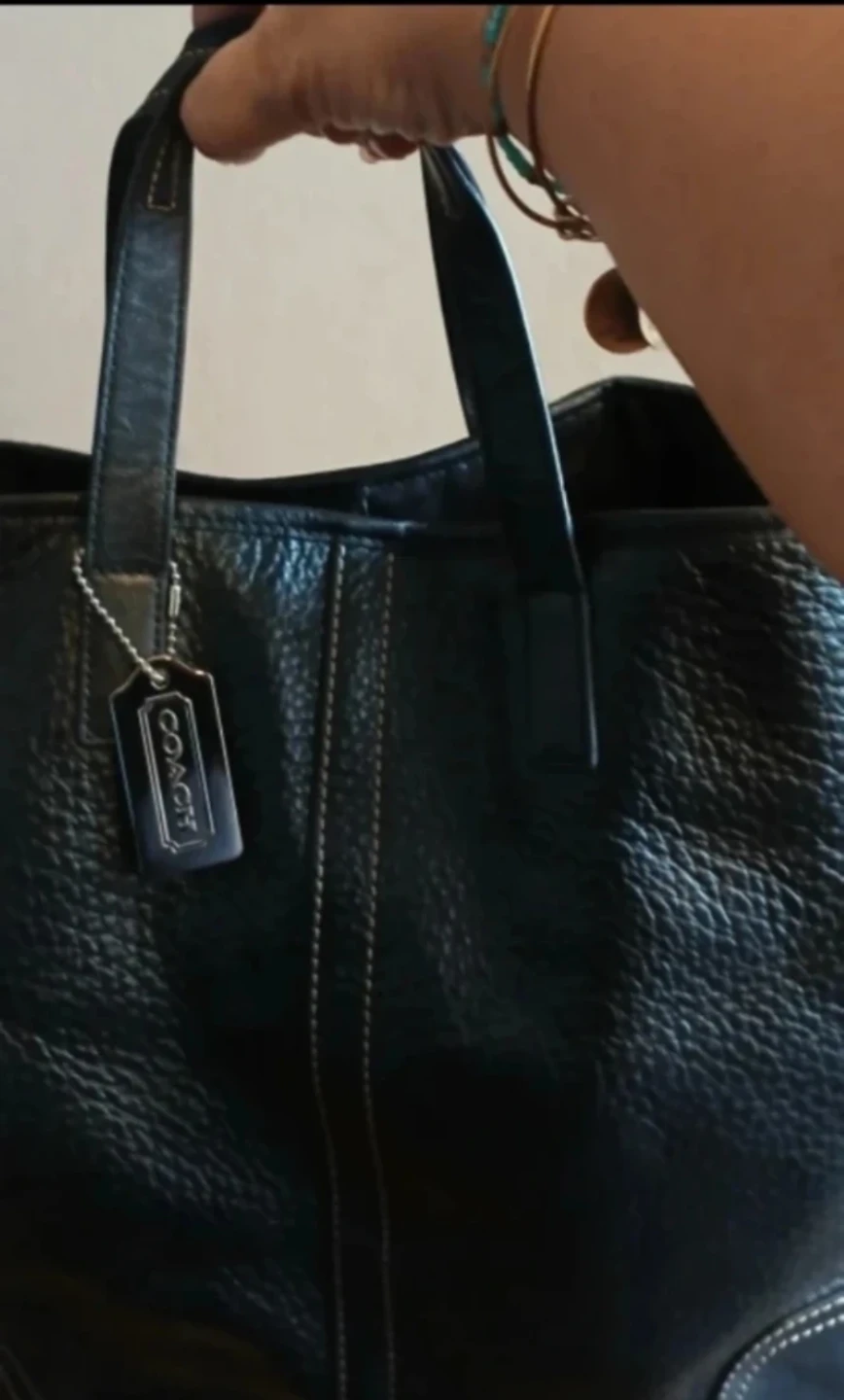 COACH HADLEY WOMEN'S BLACK PEBBLED LEATHER BAG🌱 - photo 2