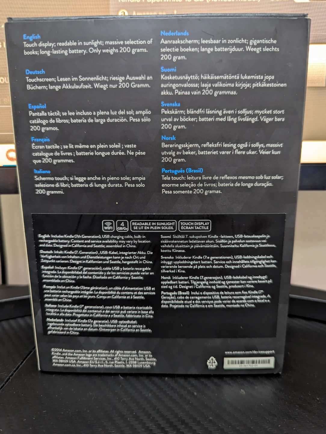 Amazon Kindle 7th Gen - photo 2
