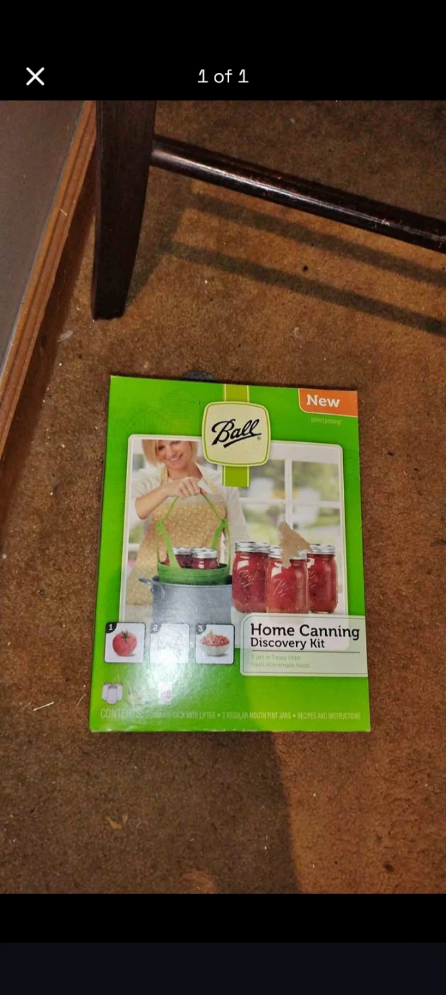 Ball Home Canning Discovery Kit with 3 Pint Jars