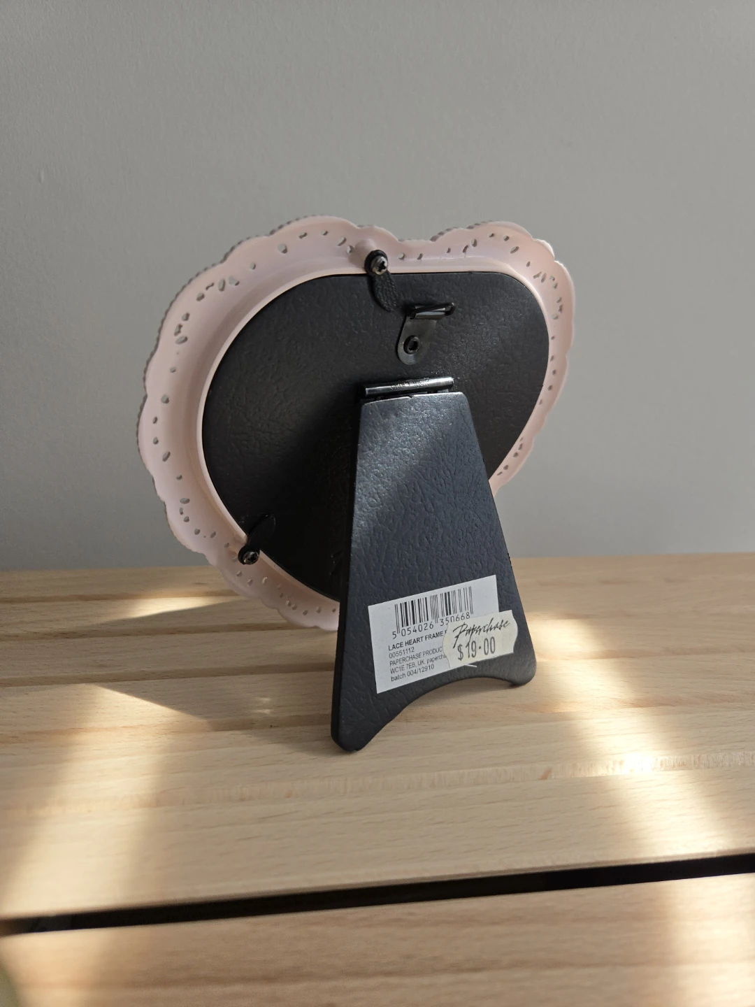 Pink Lace Heart Shaped Picture Frame - photo 2