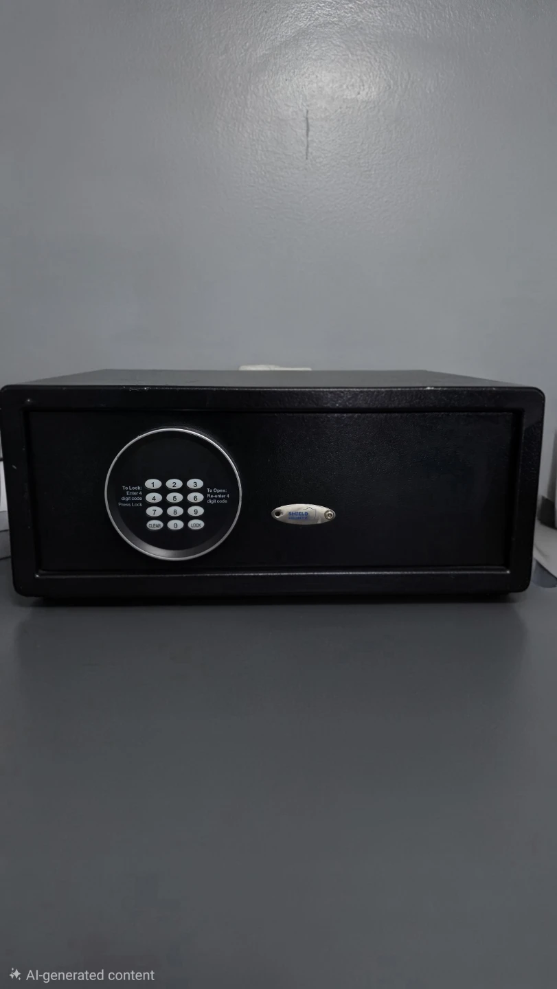 Shield Security Black Digital Safe