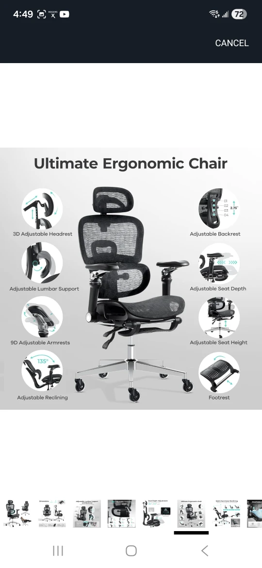 Morkprism Ergonomic Chair - photo 2