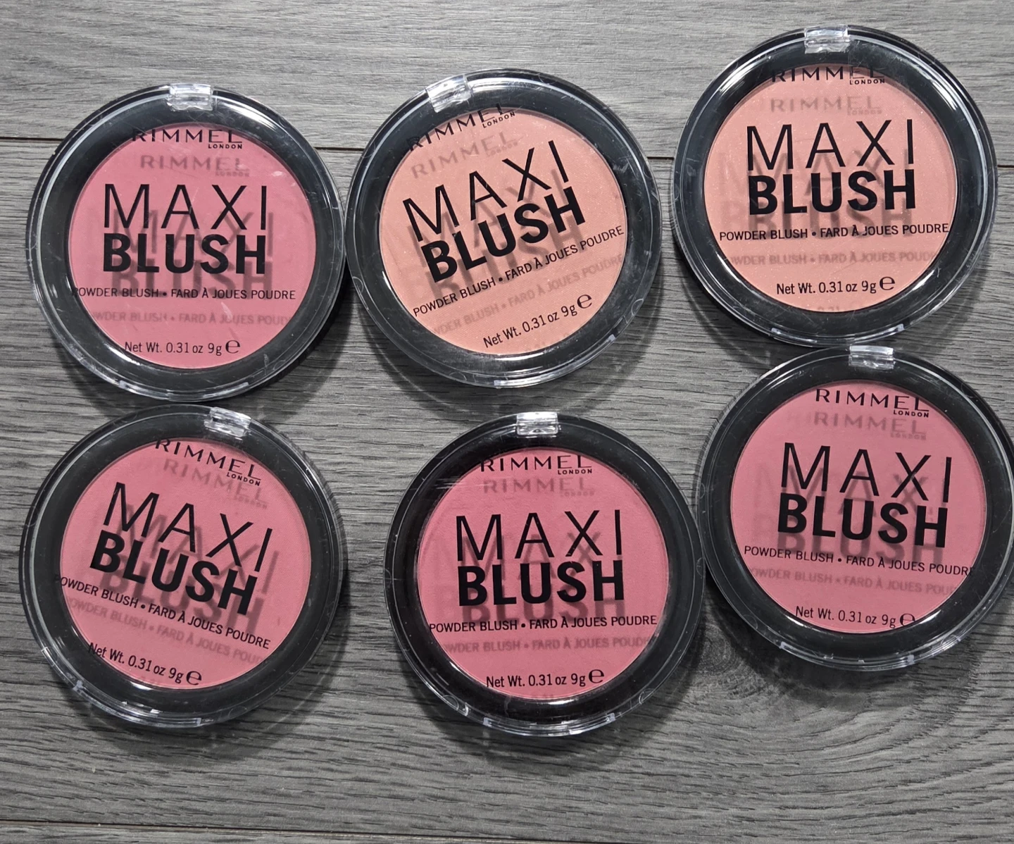 6x Rimmel Blush