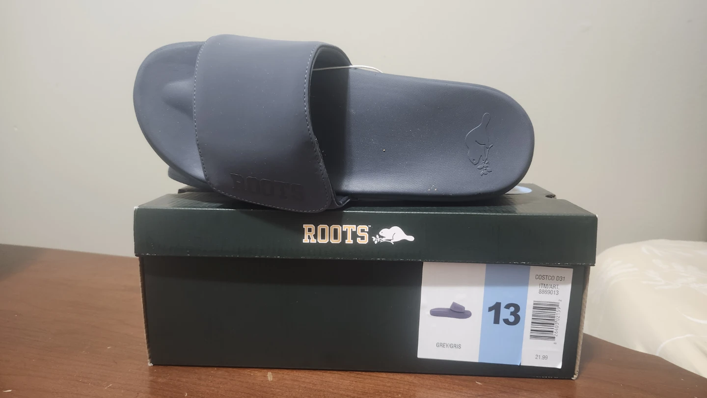 Roots Slides - Size 13 - Grey