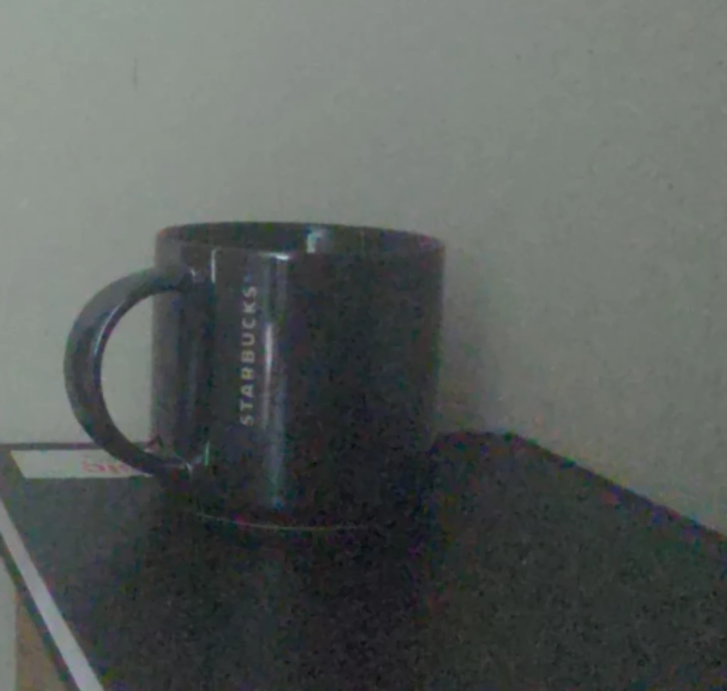 Starbucks 2013 Spell-Out Logo Gunmetal Gray Coffee Mug