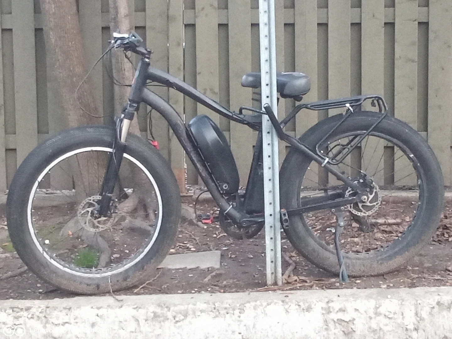 Black Fat Tire Electric Bike