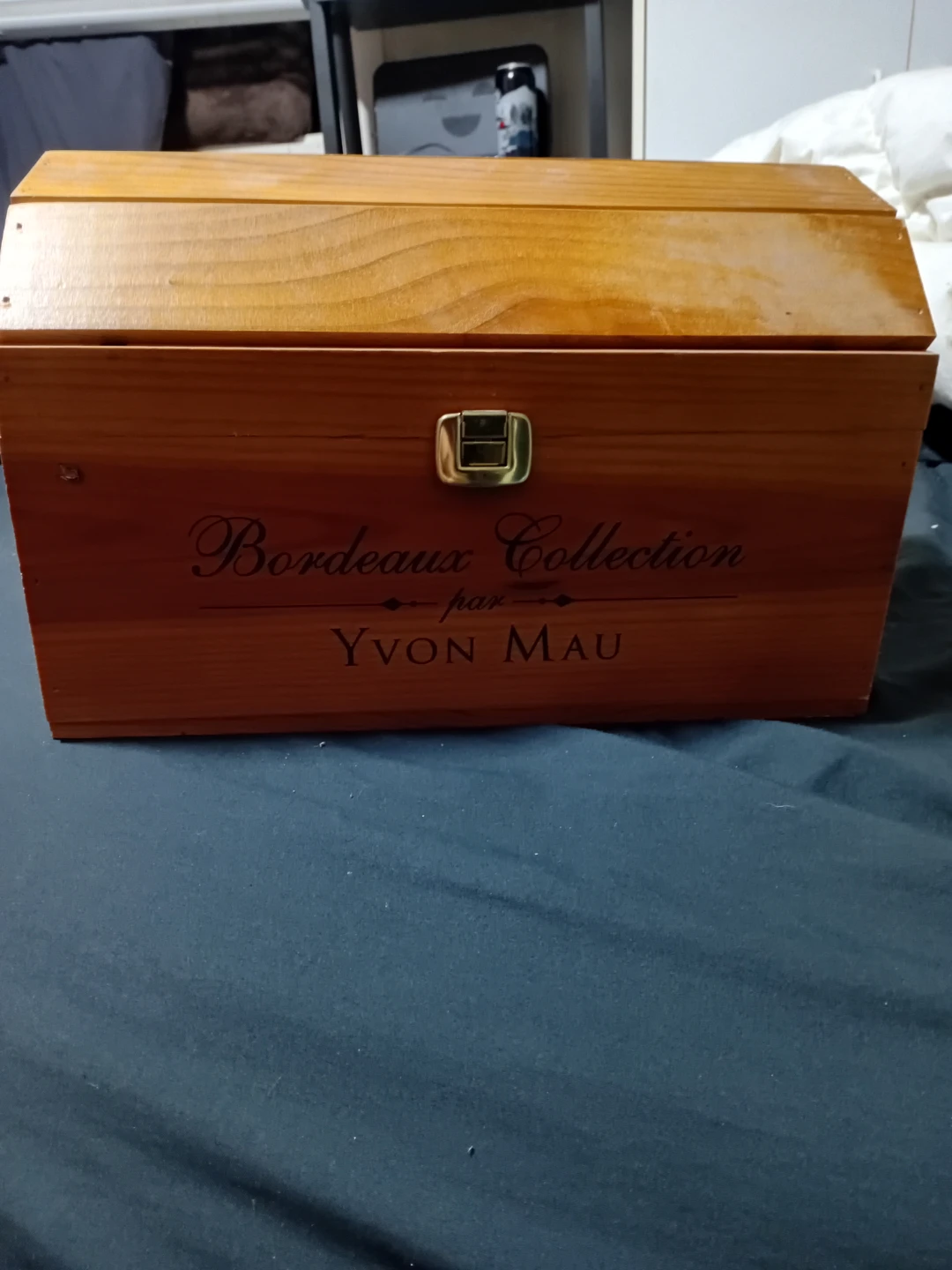 Yvon Mau Bordeaux Collection Wooden Wine Box -