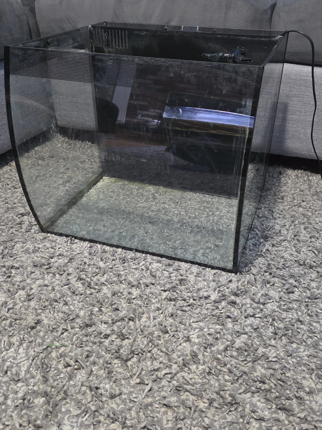 Curved Glass Aquarium Tank