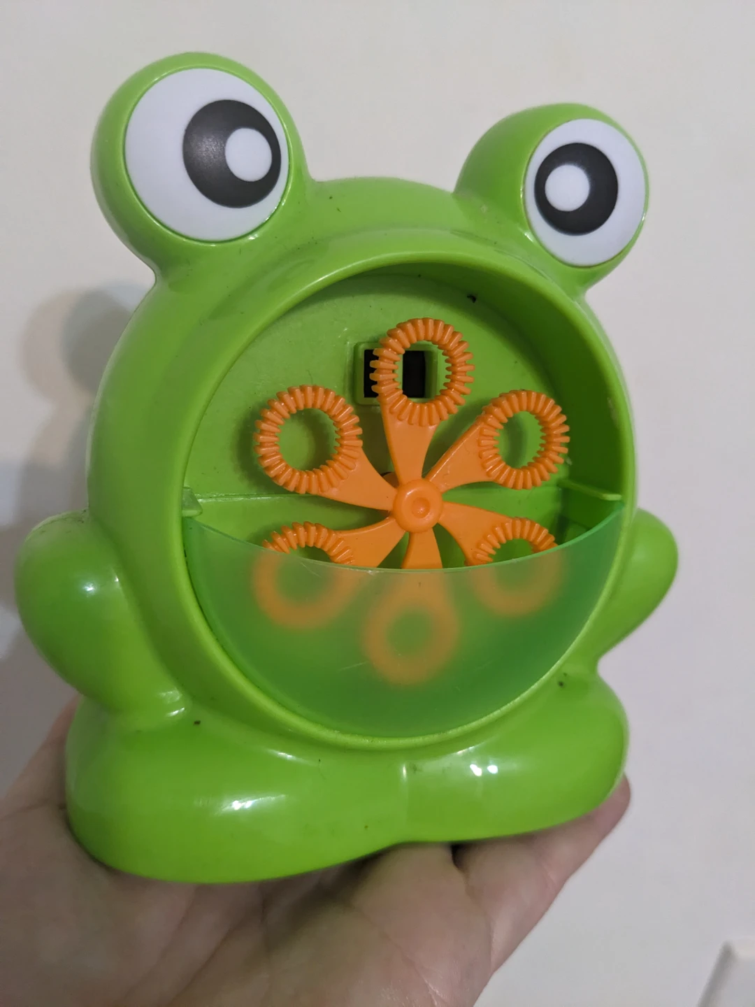 Green Frog Bubble Machine