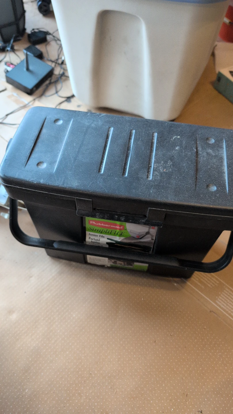 Rubbermaid SimpliFILE Junior File Box with Hanging Folders