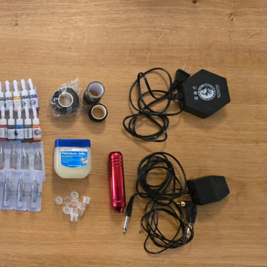 Tattoo Pen Kit – Beginner Full Set (Lightly Used) - photo 2