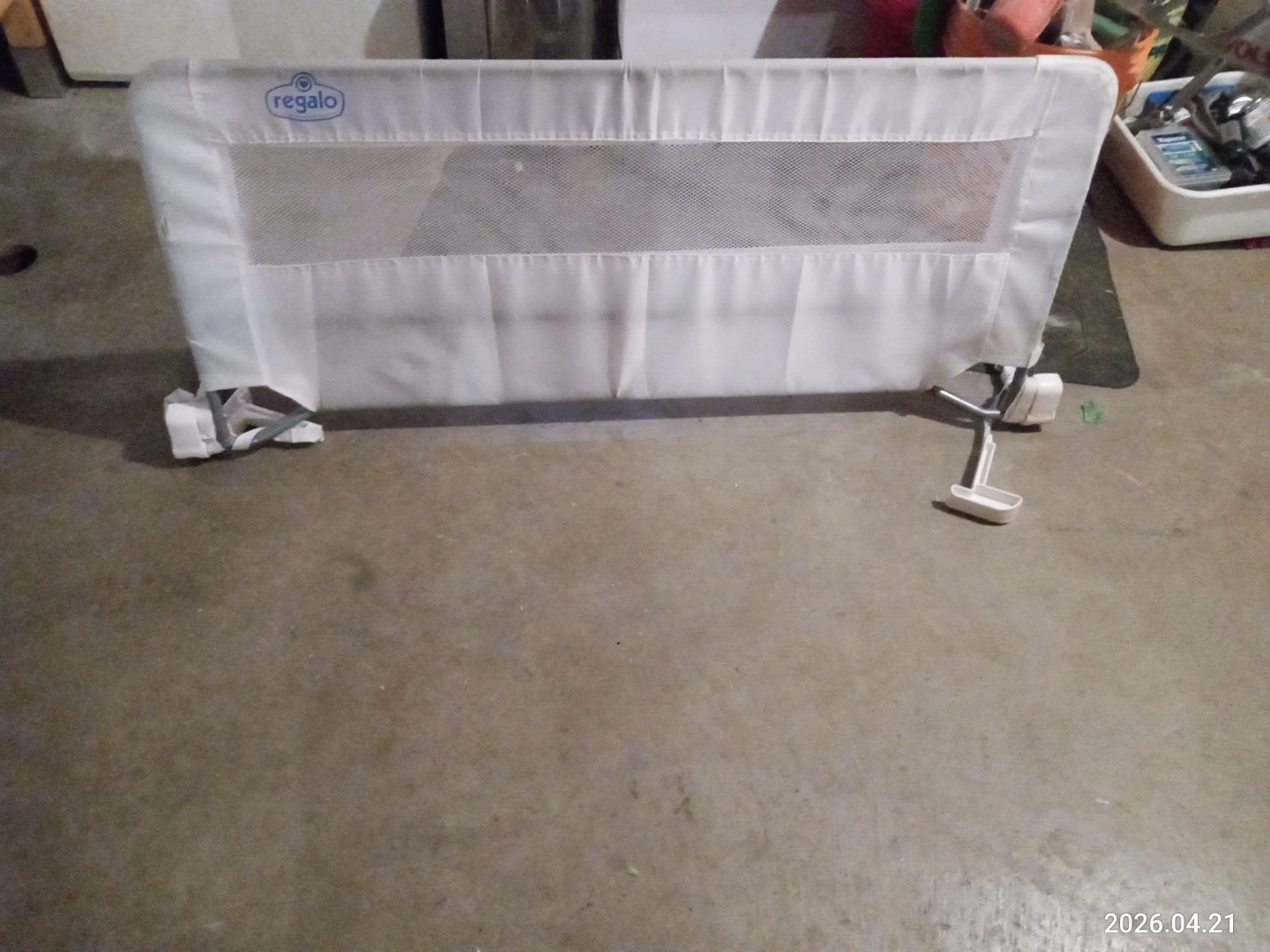 Regalo White Baby Bed Rail