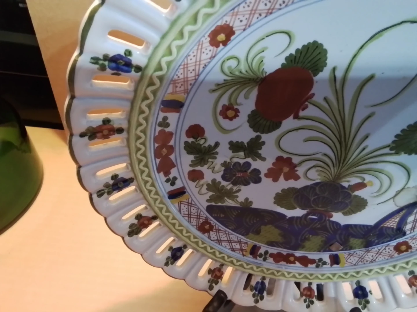 Vintage Hand Painted by L. Ricciardelli Italian Majolica - photo 3