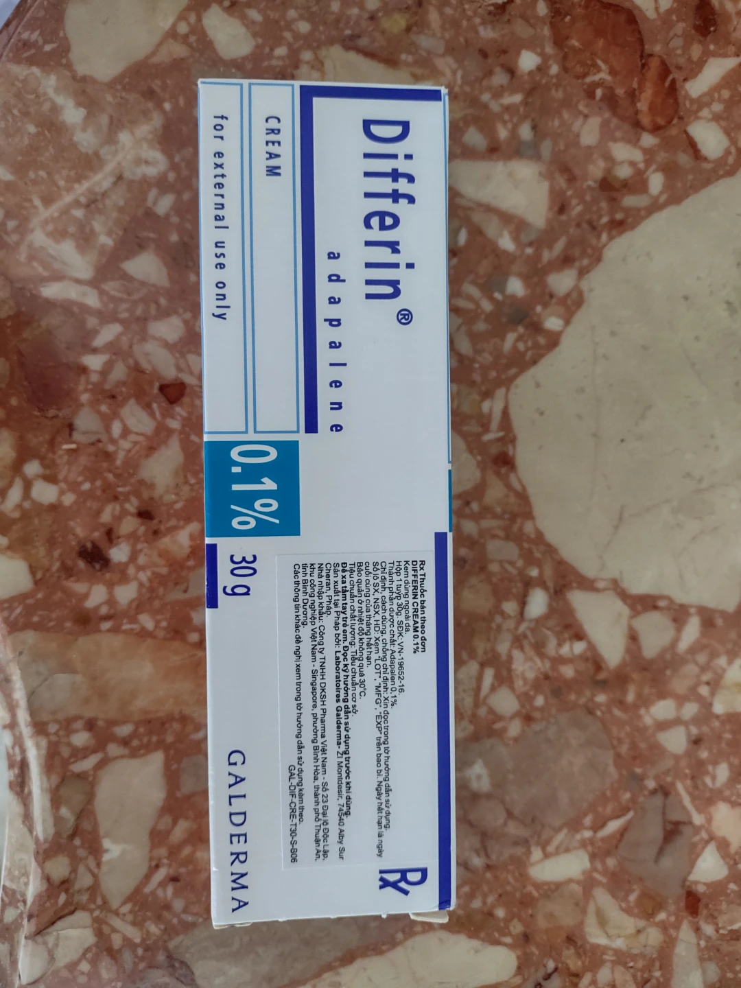 Differin Adapelene Cream 0.1% - 30g