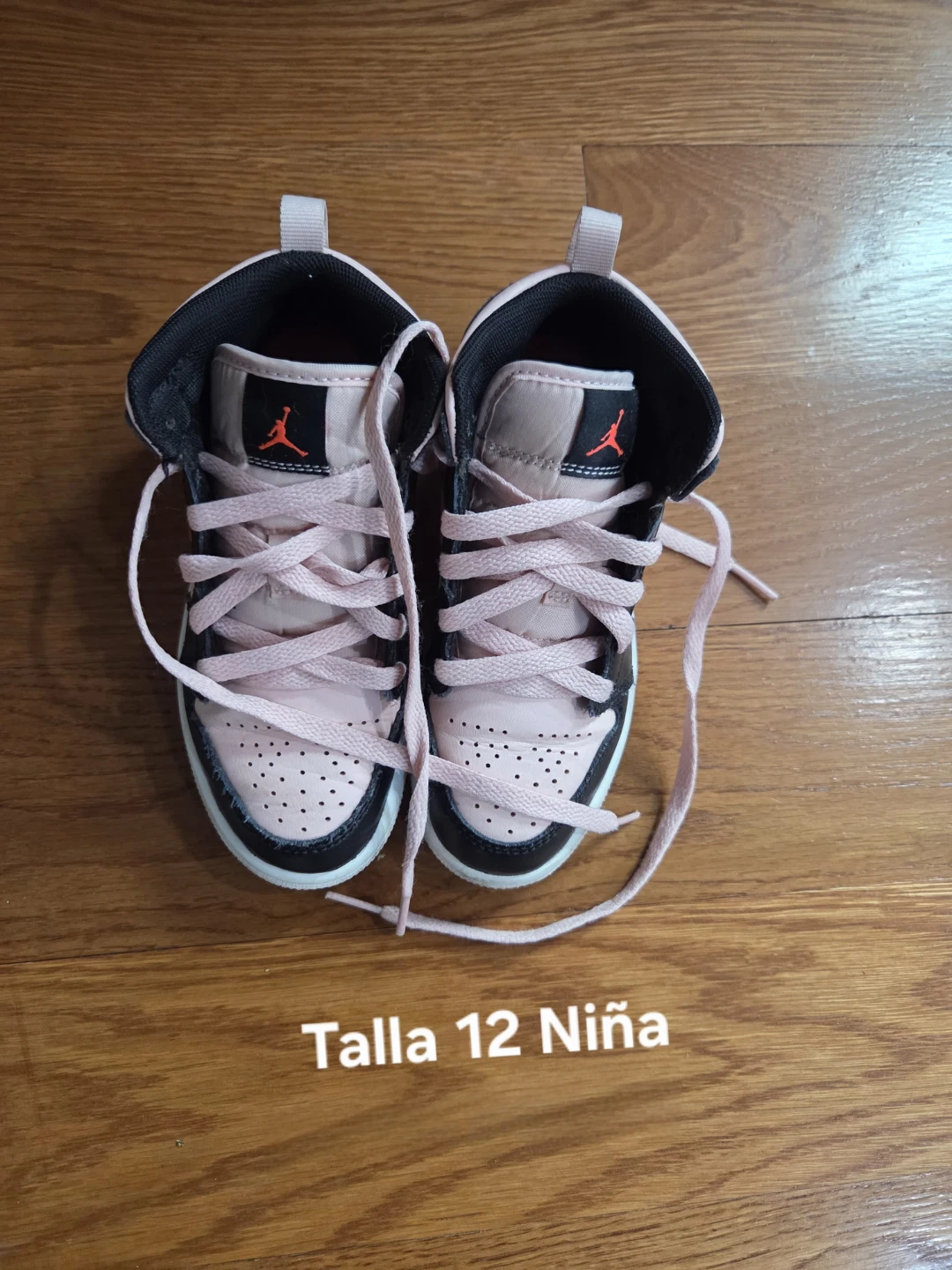 Air Jordan 1 Mid SE Pink Black Toddler Shoes Size 12