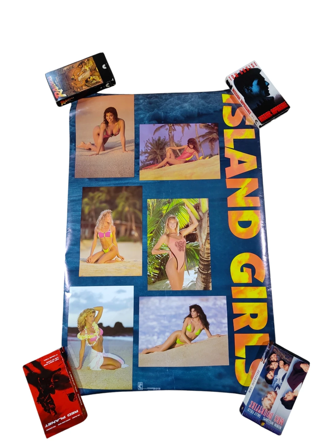 Vintage 1989 Island Girls Bikini Poster's x10