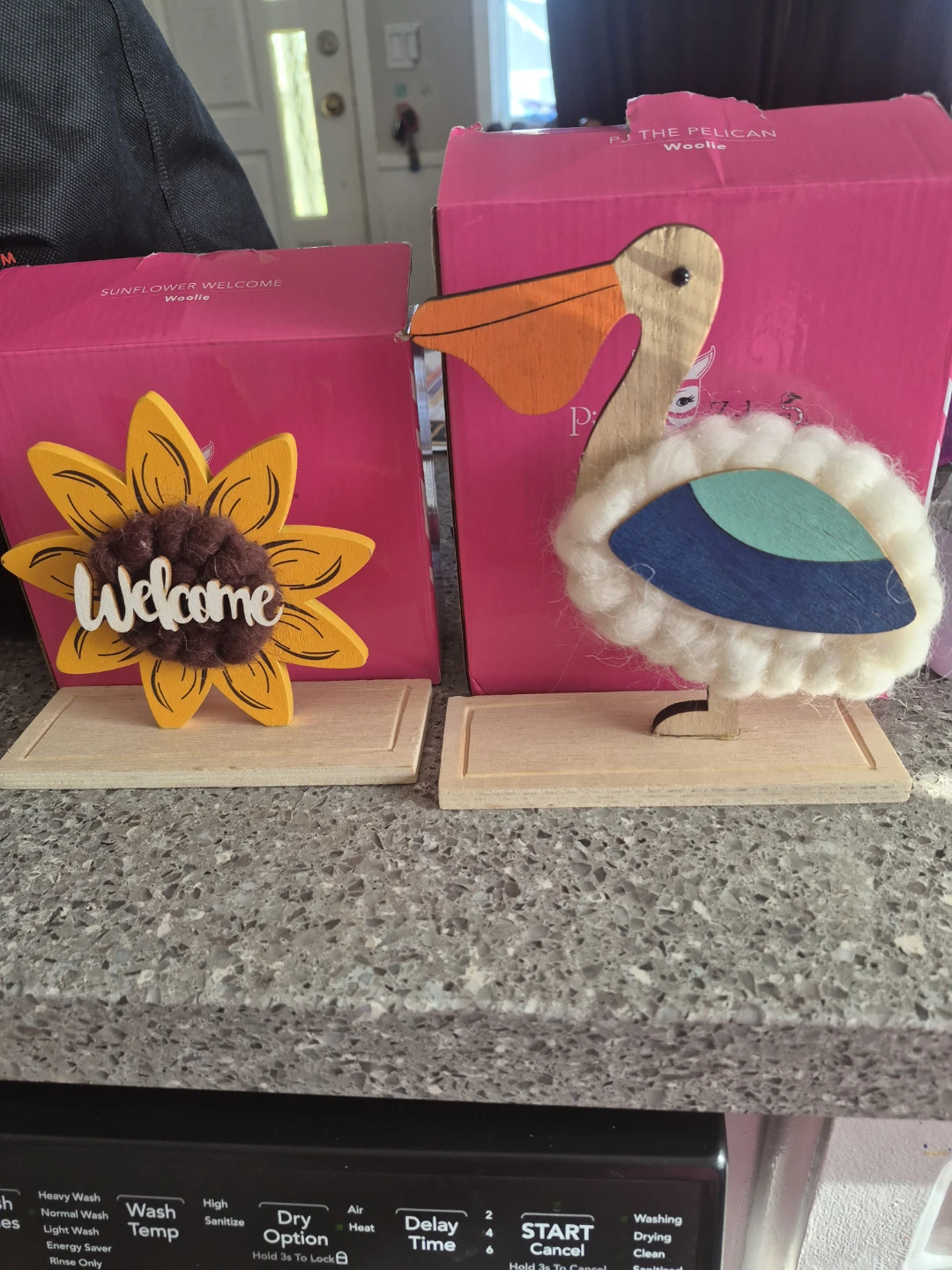 3Woolie Sunflower Welcome & PJ The Pelican