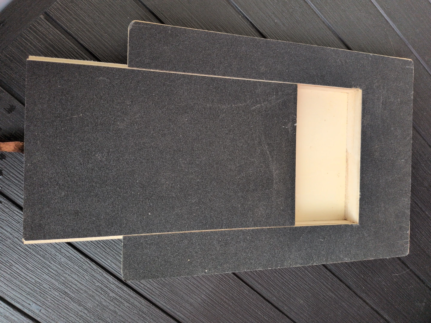 Black Sandpaper Grip Tape Sheet