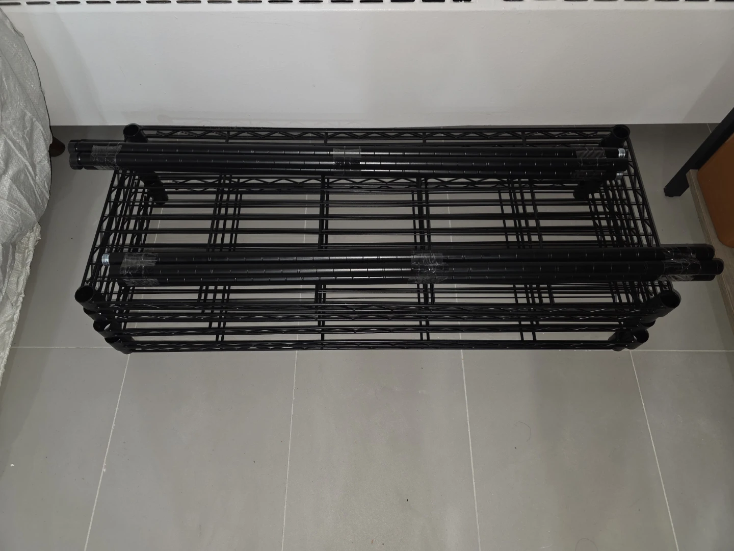 Black Heavy Duty Metal Shelf with Layer Racks - photo 5