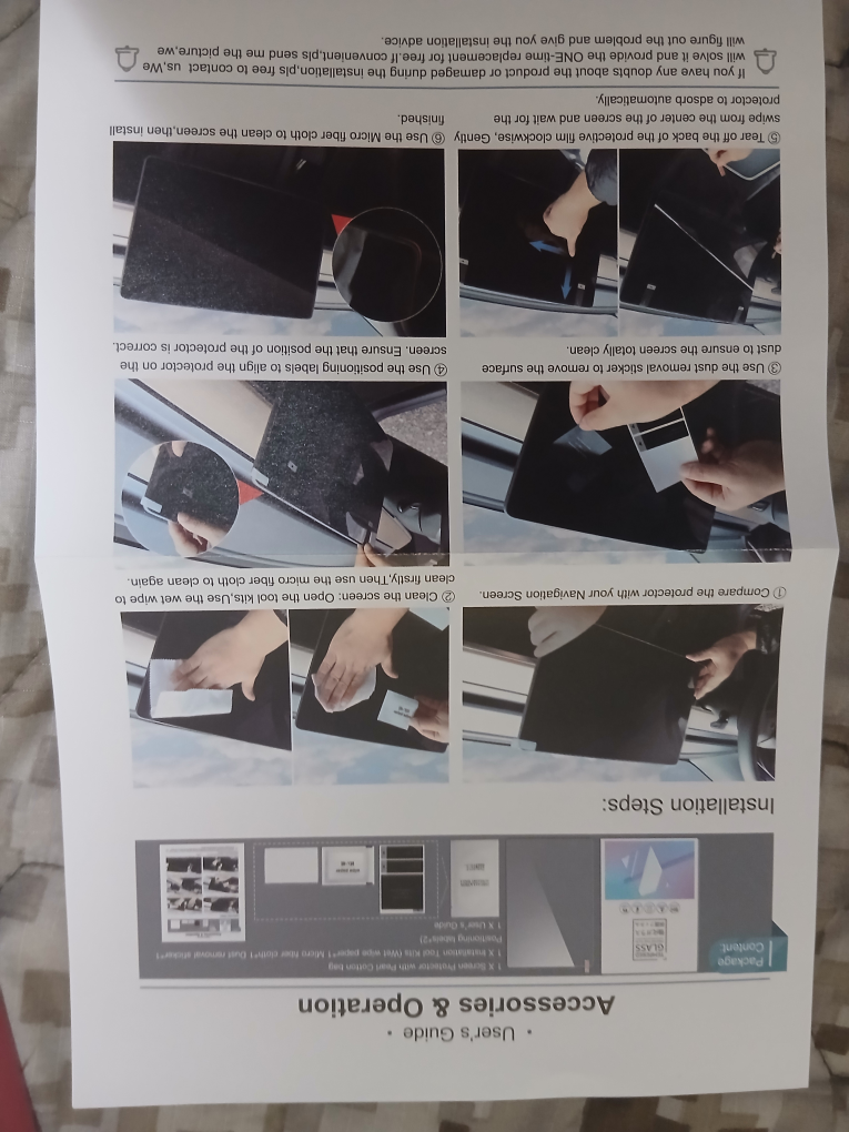 Tesla Glass Car Navigation Screen Protective Film - photo 3