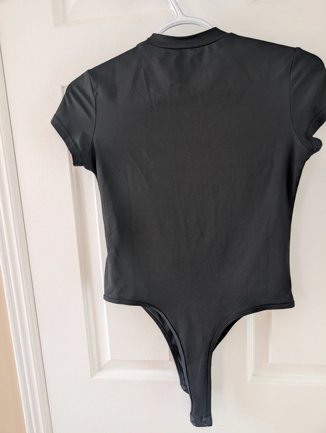 Black Short Sleeve Bodysuit - Size S - photo 2