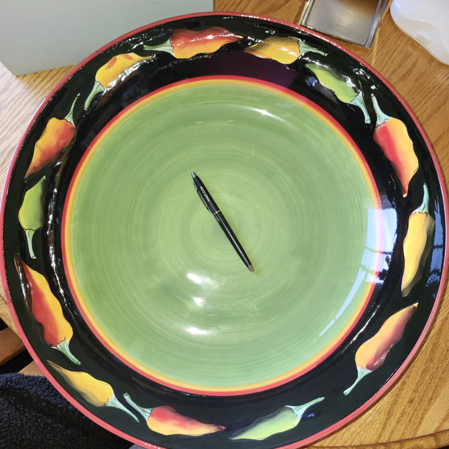 Clay Art Fiesta Hand Painted Serving Bowl - photo 4