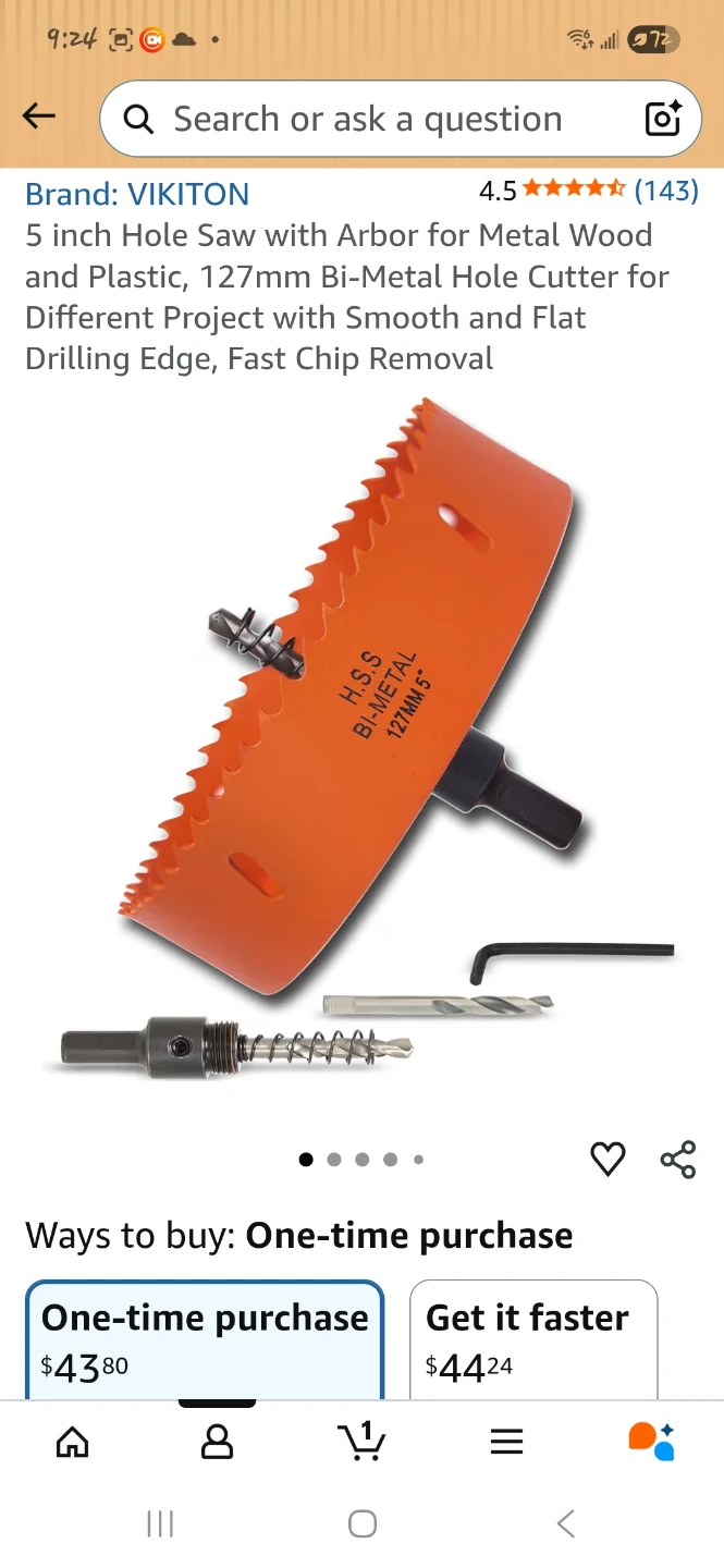 5 inch Bi-Metal Hole Saw Kit 🌱