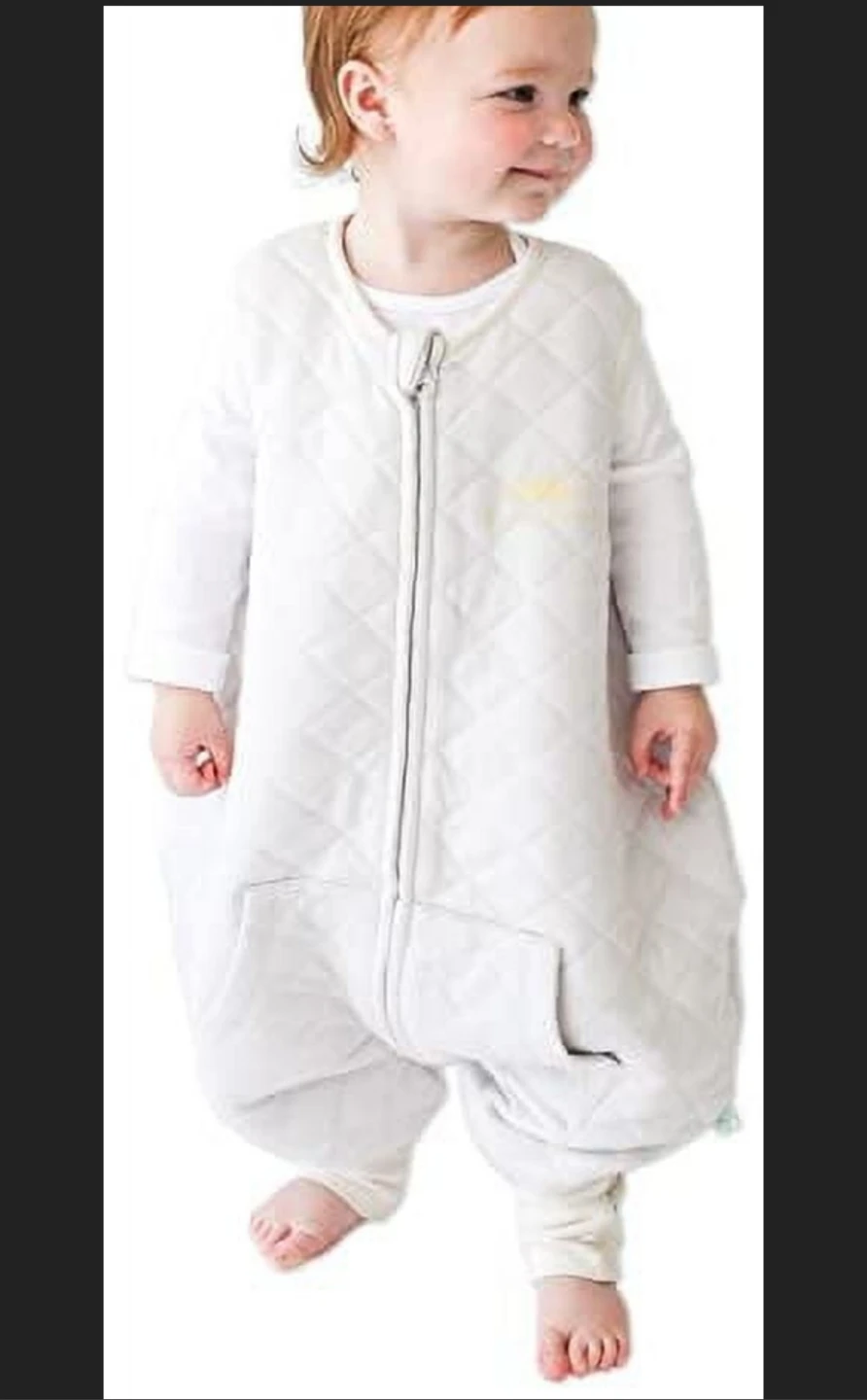 TEALBEE Dreamsuit Sleep Sack 12-2T White