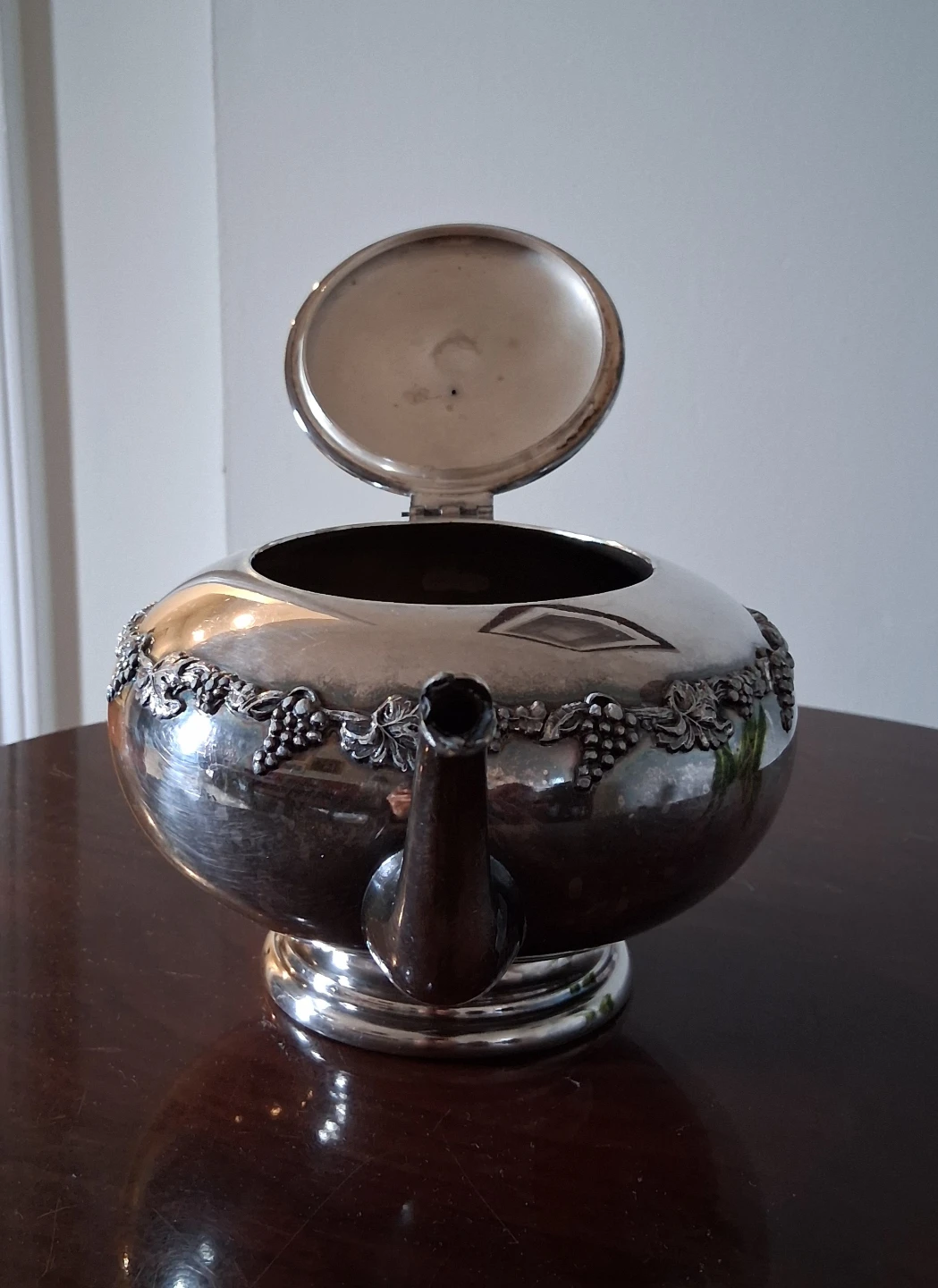 Victorian Plate Silver Teapot - photo 4