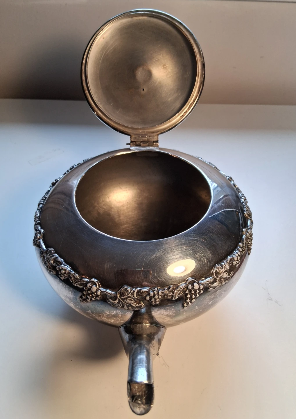 Victorian Plate Silver Teapot - photo 5