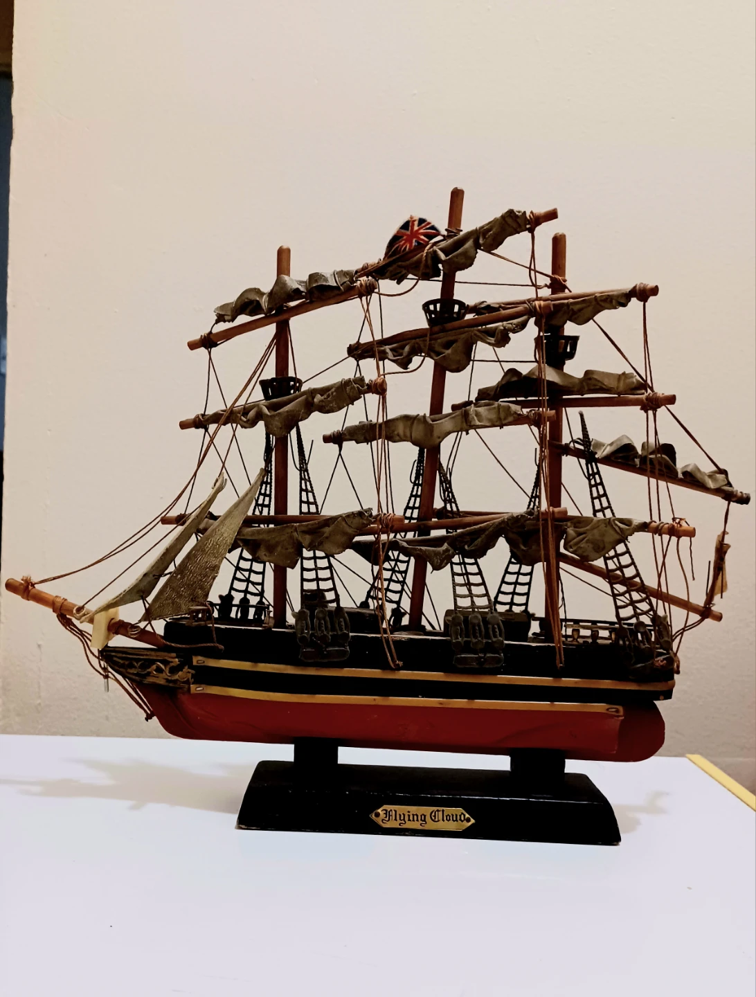 Vtg Flying Cloud Model Ship