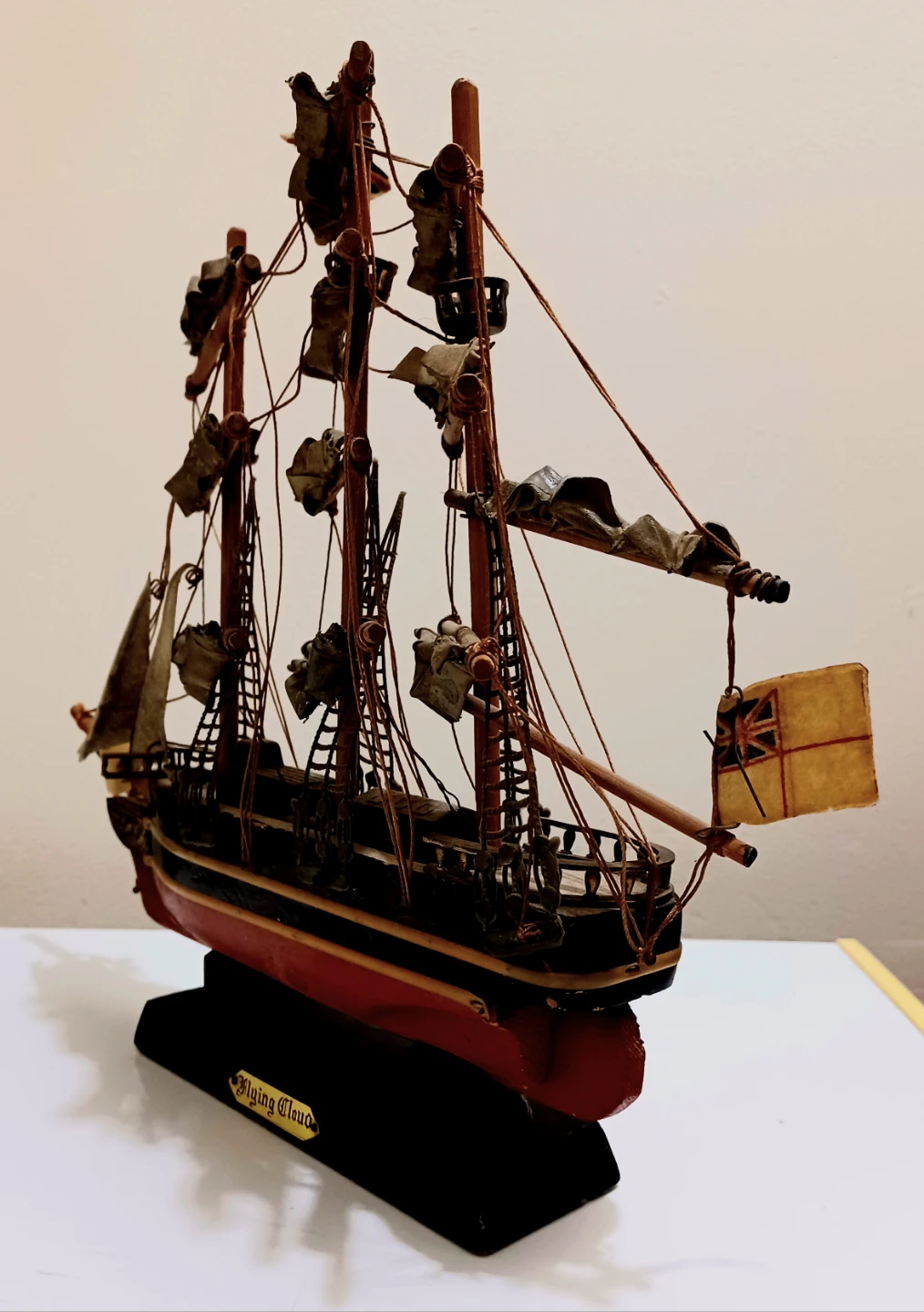 Vtg Flying Cloud Model Ship - photo 4