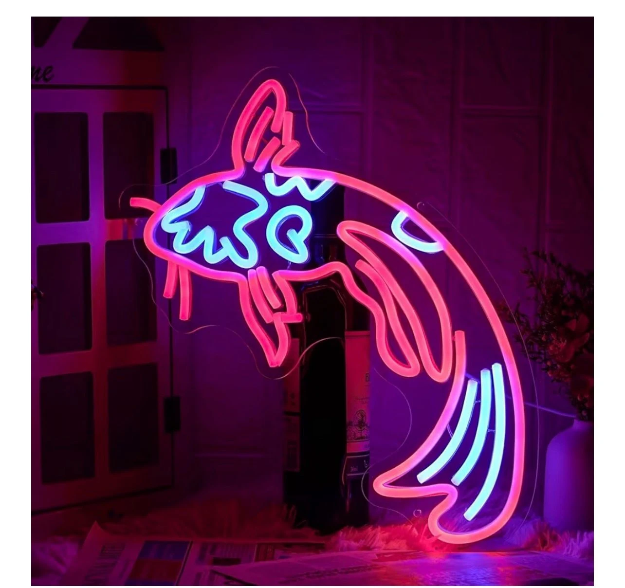 Koi Fish Neon Sign Light - photo 4