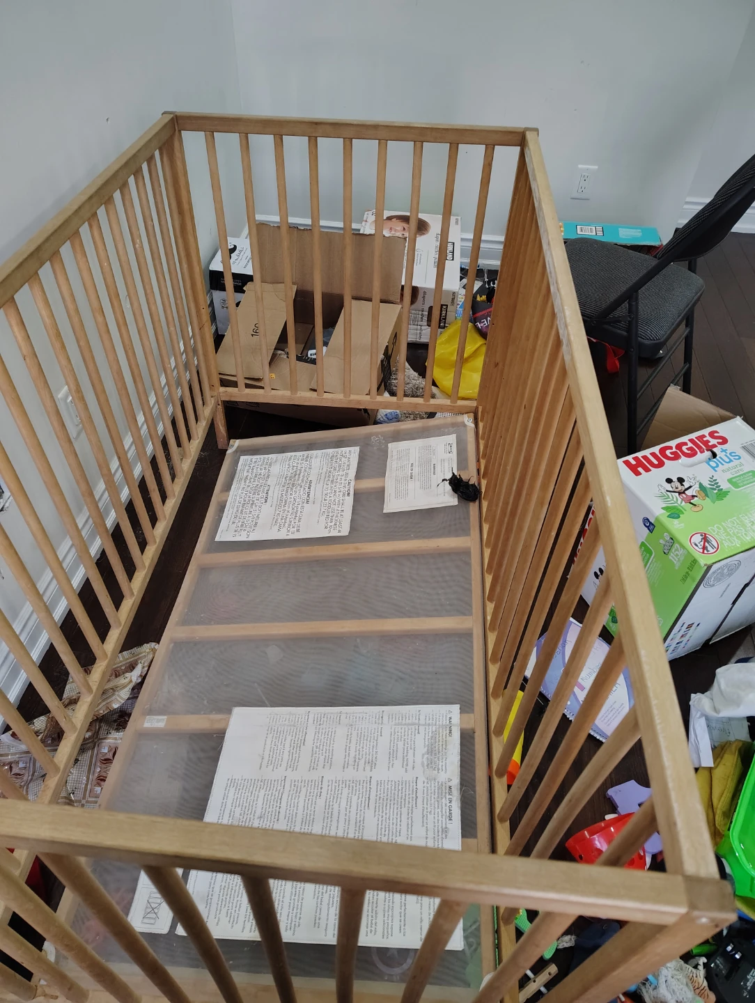 IKEA Wooden Crib - photo 2