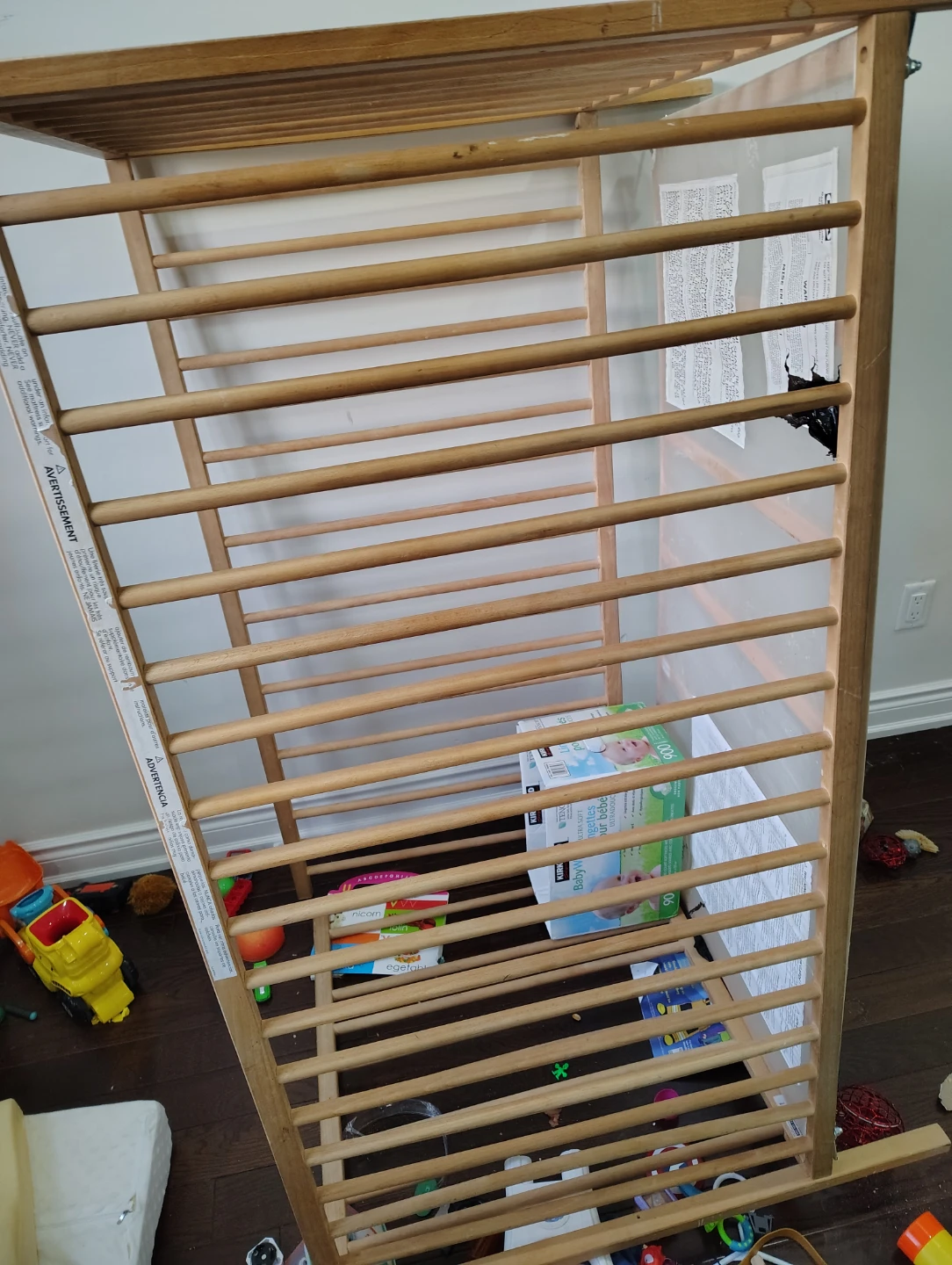 IKEA Wooden Crib - photo 3