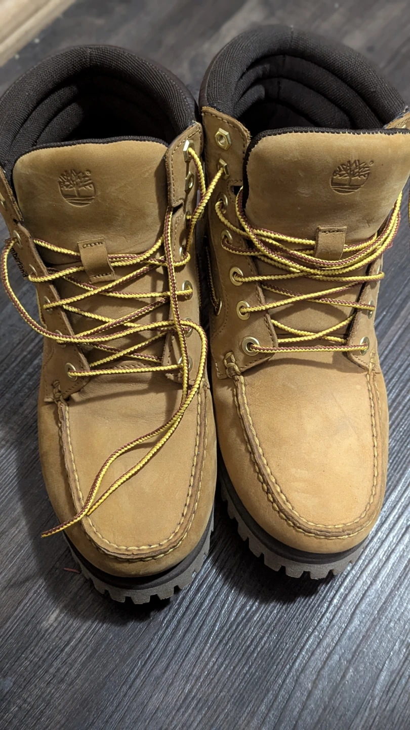 Timberland Men's Tan Lace-Up Boots Size 8.5 M