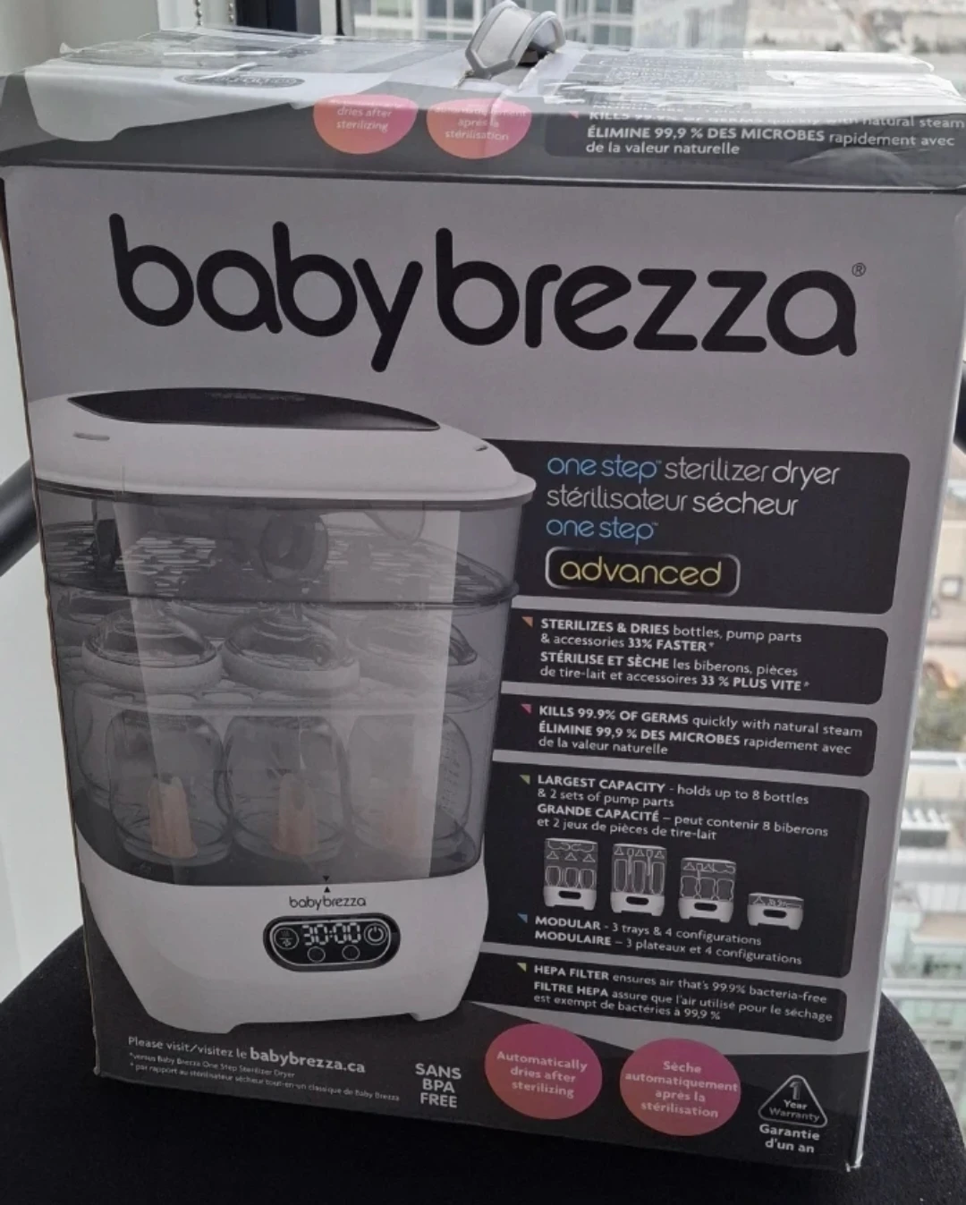 Baby Brezza One Step Sterilizer Dryer Advanced