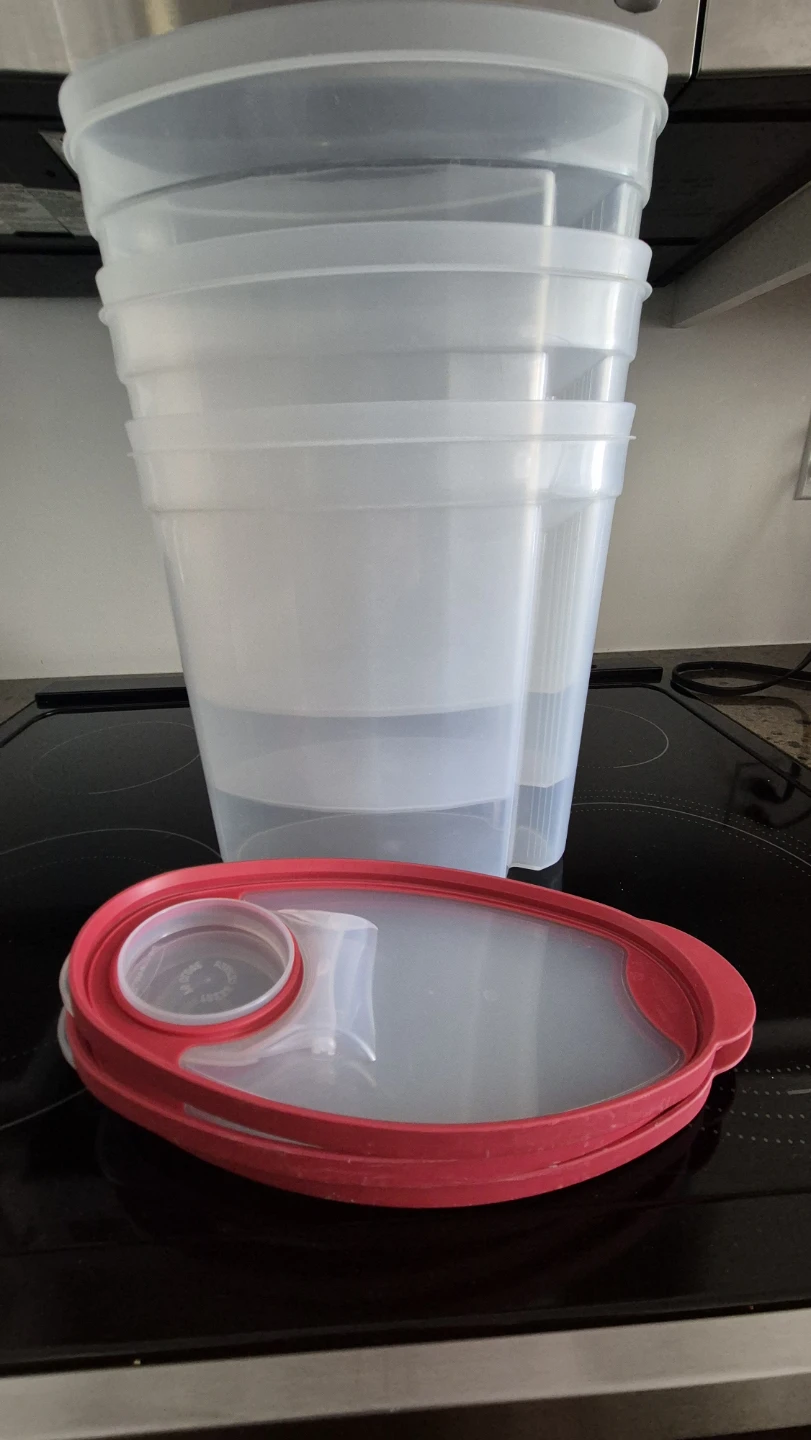 Plastic Food Storage Containers (Set of 3) - photo 3